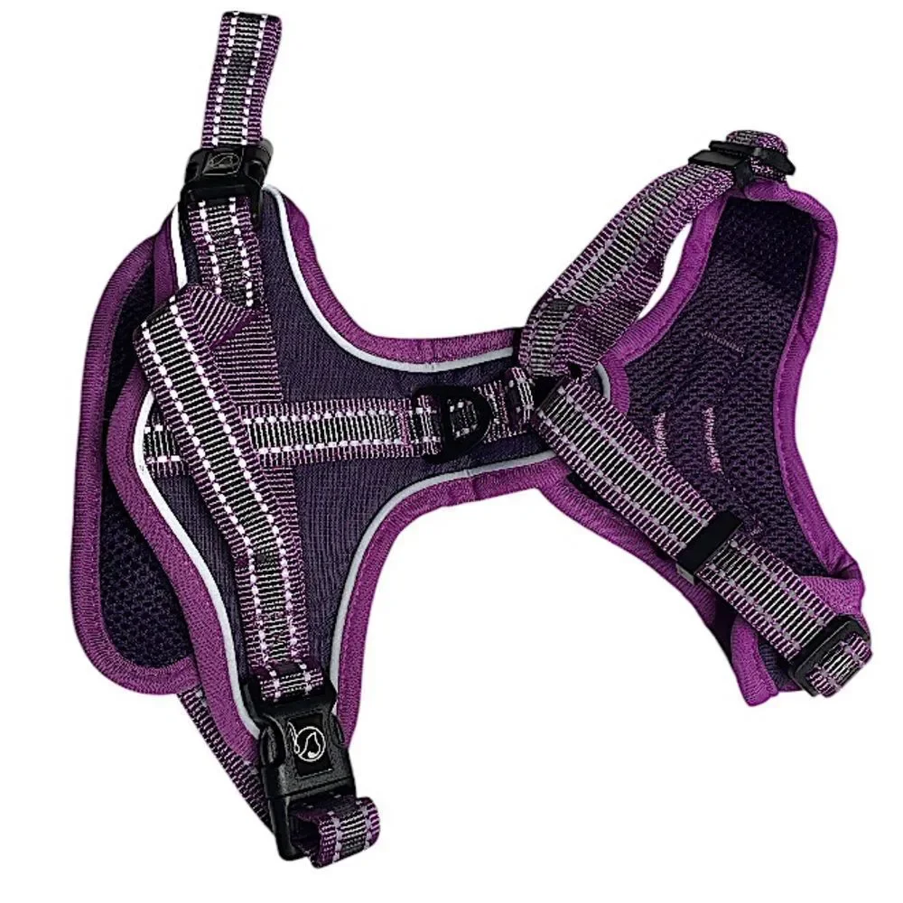 Dog Harness Size Small New Furbaby Reflective Adjustable Purple